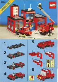 LEGO part Fire House-I 6385-1