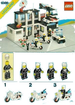 LEGO onderdeel Police Command Base (6386-1)
