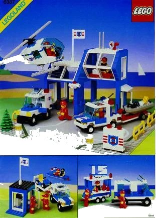 LEGO onderdeel Coastal Rescue Base (6387-1)