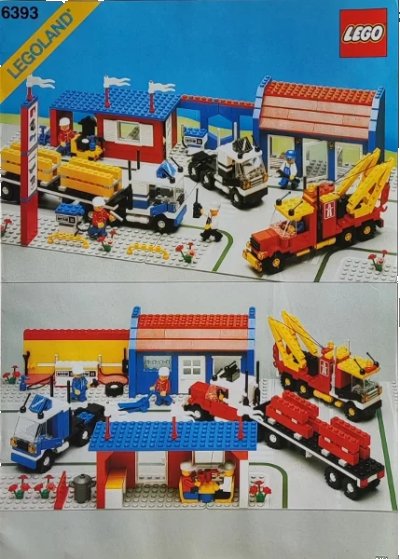 LEGO onderdeel Big-Rig Truck Stop (6393-1)