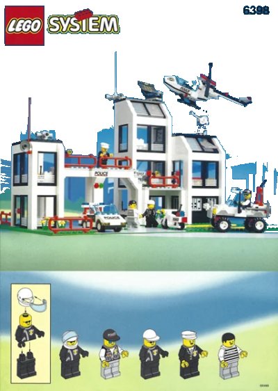 LEGO onderdeel Central Precinct HQ (6398-1)