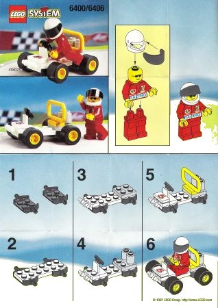 LEGO onderdeel Go-Kart (6400-1)