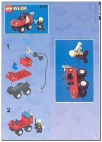 LEGO part Fire Chief 6407-1