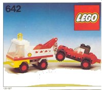 LEGO part Tow Truck and Car 642-1
