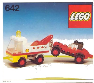 LEGO onderdeel Tow Truck and Car (642-1)