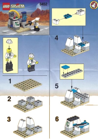 LEGO onderdeel Mini Rocket Launcher (6452-1)