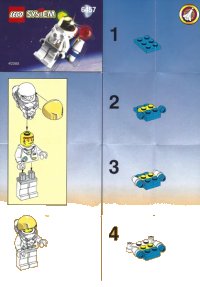 LEGO part Astronaut Figure 6457-1