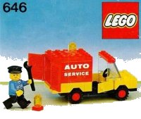 LEGO onderdeel Auto Service Truck 646-1