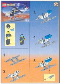 LEGO part Surveillance Chopper 6461-1