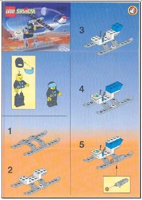 LEGO onderdeel Surveillance Chopper (6461-1)