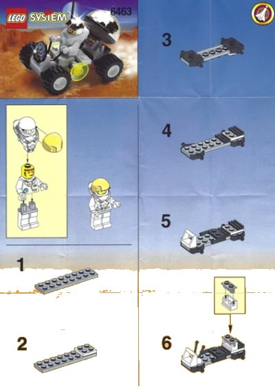 LEGO onderdeel Lunar Rover (6463-1)