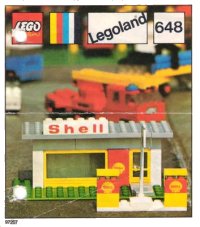 LEGO part Shell Service Station 648-1