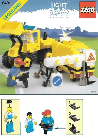 LEGO onderdeel Construction Crew (6481-1)