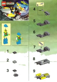 LEGO onderdeel Rocket Racer 6491-1