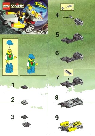 LEGO onderdeel Rocket Racer (6491-1)