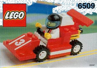 LEGO onderdeel Red Devil Racer (6509-1)