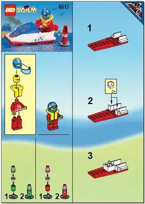 LEGO onderdeel Water Jet (6517-1)