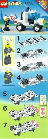 LEGO onderdeel Police 4x4 (6533-1)