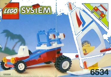 LEGO onderdeel Beach Bandit (6534-1)