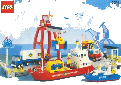 LEGO onderdeel Launch & Load Seaport (6542-1)