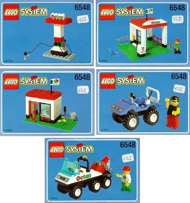 LEGO onderdeel Octan Gas Station (6548-1)
