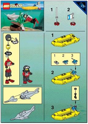 LEGO part Sea Hunter (6555-1)