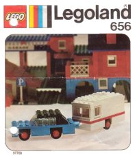 LEGO part Car and Caravan 656-1