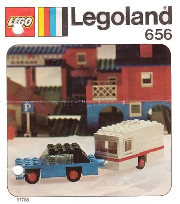LEGO onderdeel Car and Caravan (656-1)