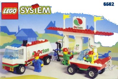LEGO onderdeel Gas Stop Shop (6562-1)