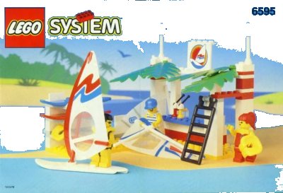 LEGO onderdeel Surf Shack (6595-1)