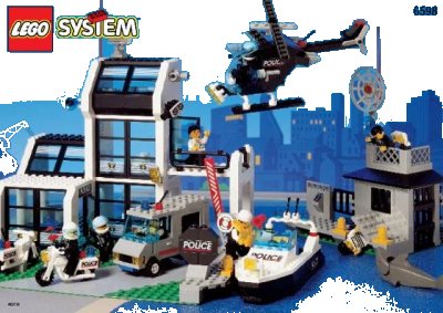 LEGO onderdeel Metro PD Station (6598-1)