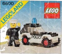 LEGO part Police Patrol 6600-1