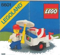LEGO onderdeel Ice Cream Cart 6601-1