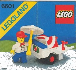 LEGO onderdeel Ice Cream Cart (6601-1)