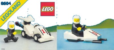 LEGO onderdeel Formula-I Racer (6604-1)