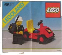 LEGO part Fire Chief's Car 6611-1
