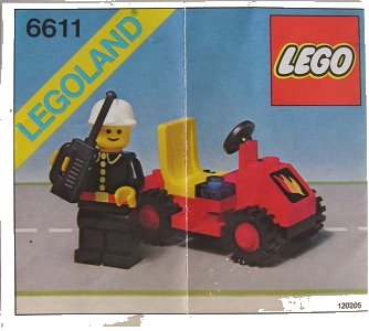 LEGO part Fire Chief's Car (6611-1)