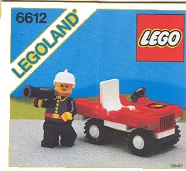 LEGO onderdeel Fire Chief's Car (6612-1)
