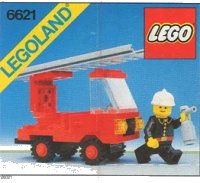LEGO onderdeel Fire Truck 6621-1