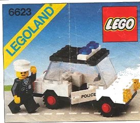 LEGO onderdeel Police Car (6623-1)