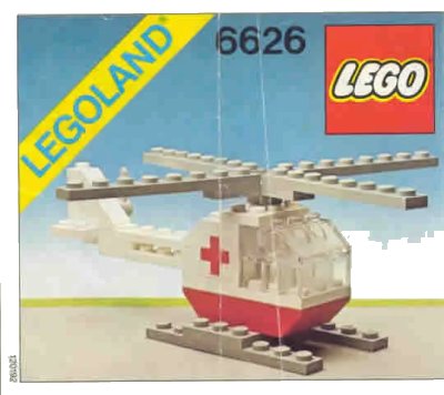 LEGO onderdeel Rescue Helicopter (6626-1)