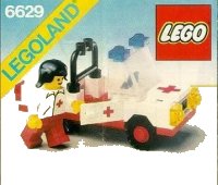 LEGO onderdeel Ambulance 6629-1