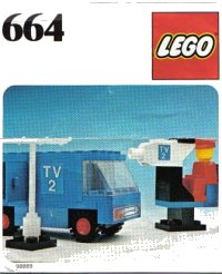 LEGO part TV Crew 664-1