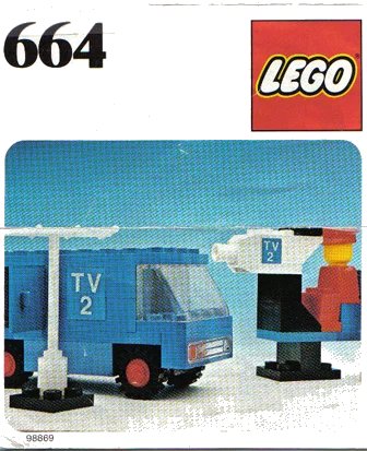 LEGO onderdeel TV Crew (664-1)