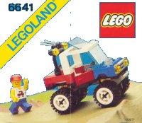 LEGO part 4-Wheelin' Truck (Four Wheelin' Truck) 6641-1