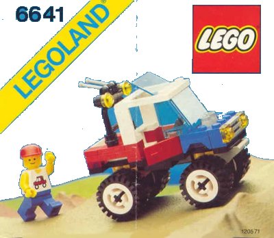 LEGO onderdeel 4-Wheelin' Truck (Four Wheelin' Truck) (6641-1)