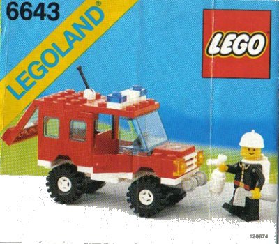 LEGO onderdeel Fire Truck (6643-1)