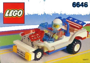 LEGO onderdeel Screaming Patriot (6646-1)