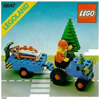 LEGO onderdeel Highway Repair (6647-1)