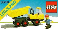 LEGO part Dump Truck 6648-2